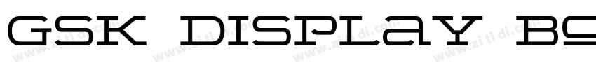 GSK Display Bold字体转换